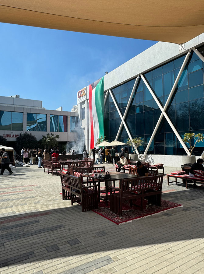 Auk commemorates kuwaits national and liberation days with activities
