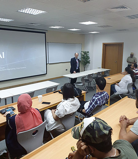 AUK Concludes Workshop Series by Hosting CISCO