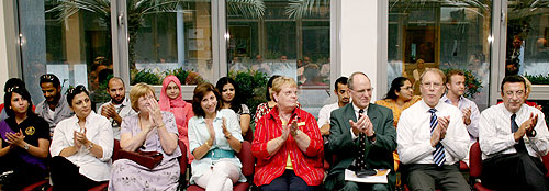 Auk says farewell to interim president