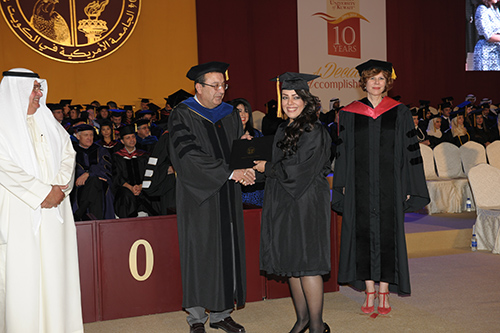 The american university of kuwait auk graduates its 9th class